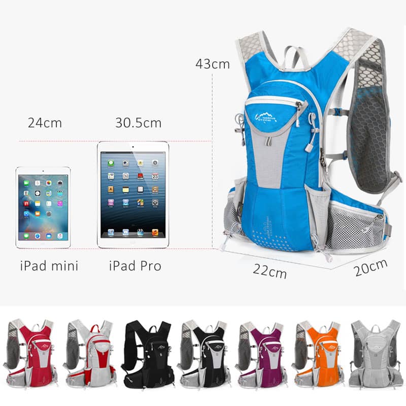 Waterproof Outdoor Running Backpacks - Blue Force Sports