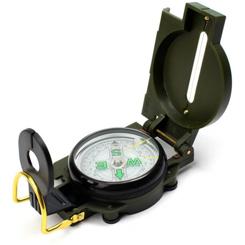 Portable Folding Military Compass - Blue Force Sports