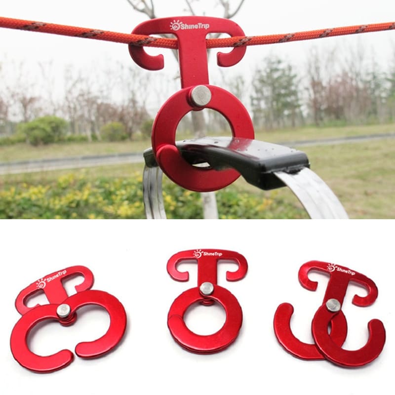 Useful Convenient Durable Aluminum Rope Hangers Set - Blue Force Sports