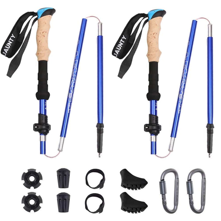 Walking Ultralight Foldable Sticks - Blue Force Sports