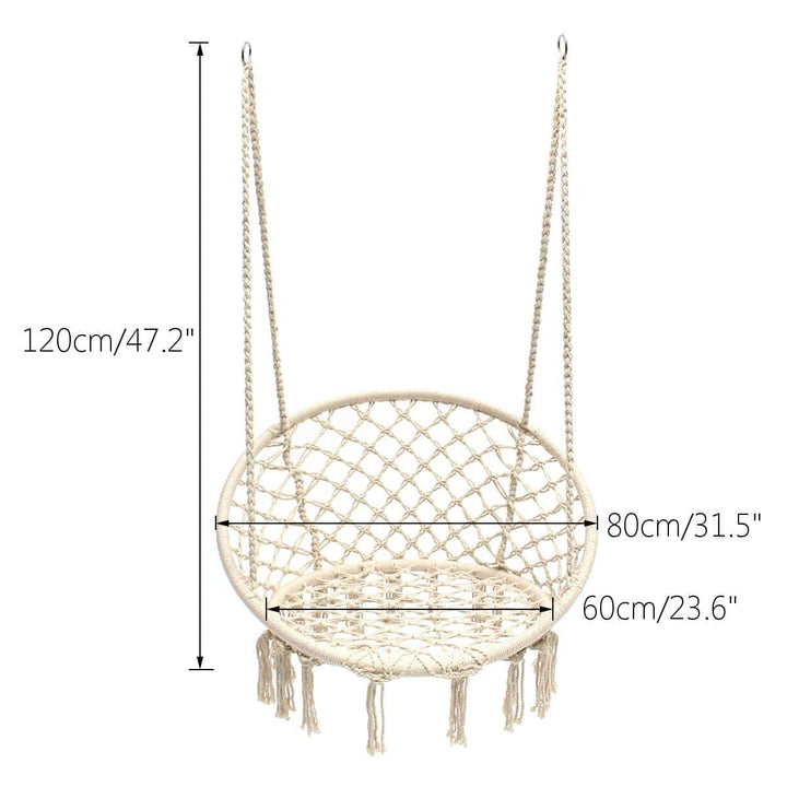 Nordic Hanging Chair for Garden - Blue Force Sports