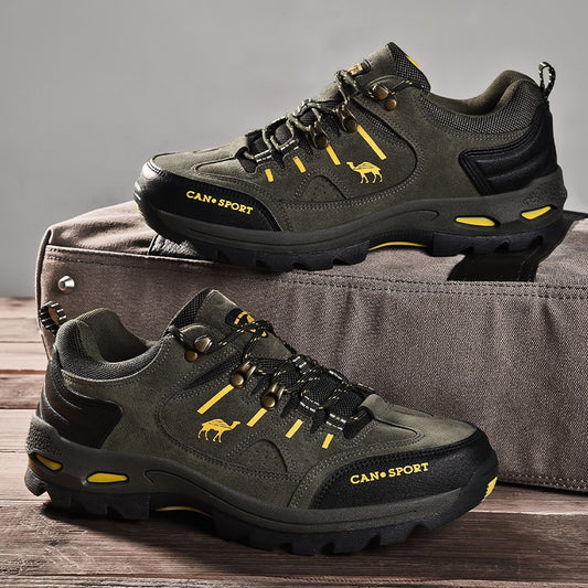 Men's Contrast Detail Trekking Boots - Blue Force Sports