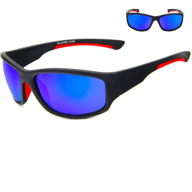 Unisex Polarized Sunglasses with Box - Blue Force Sports