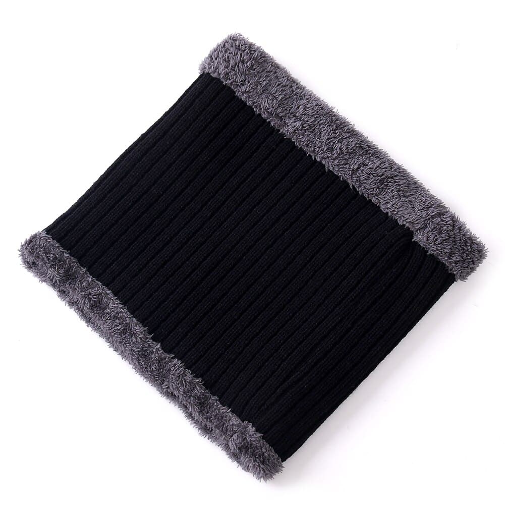 Knitted Warm Hat with Visor - Blue Force Sports