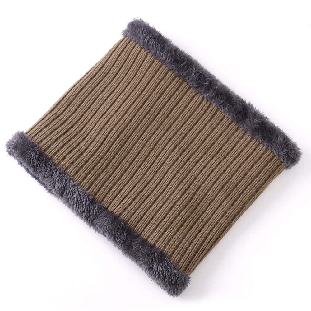 Knitted Warm Hat with Visor - Blue Force Sports