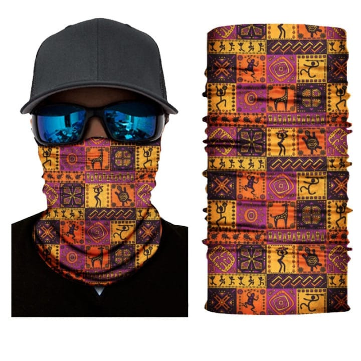 Seamless Unisex Bicycle Bandana - Blue Force Sports