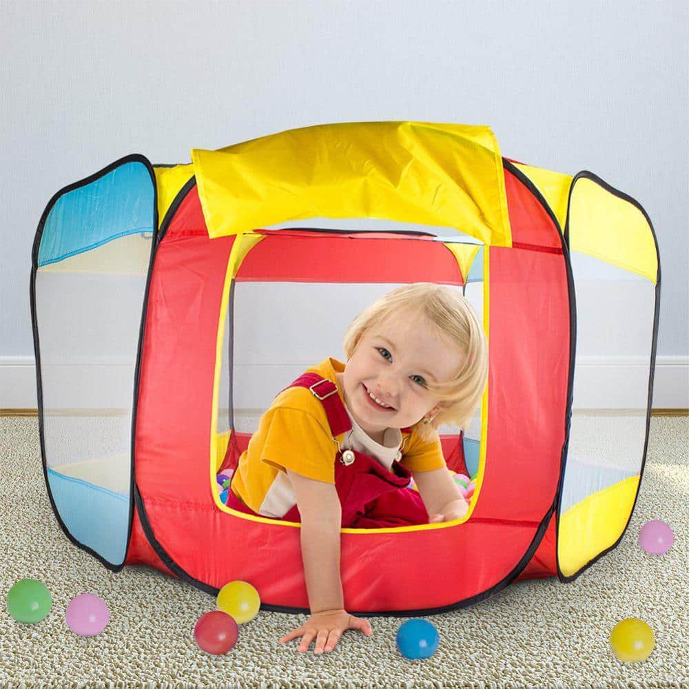Indoor & Outdoor Portable Foldable Lightweight Playpen - Blue Force Sports
