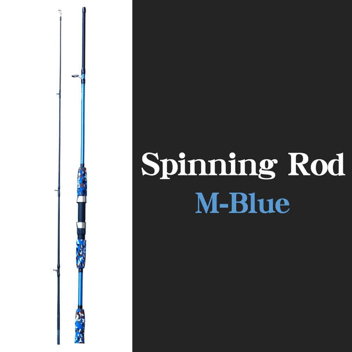 Light Spinning and Casting Fishing Rod - Blue Force Sports