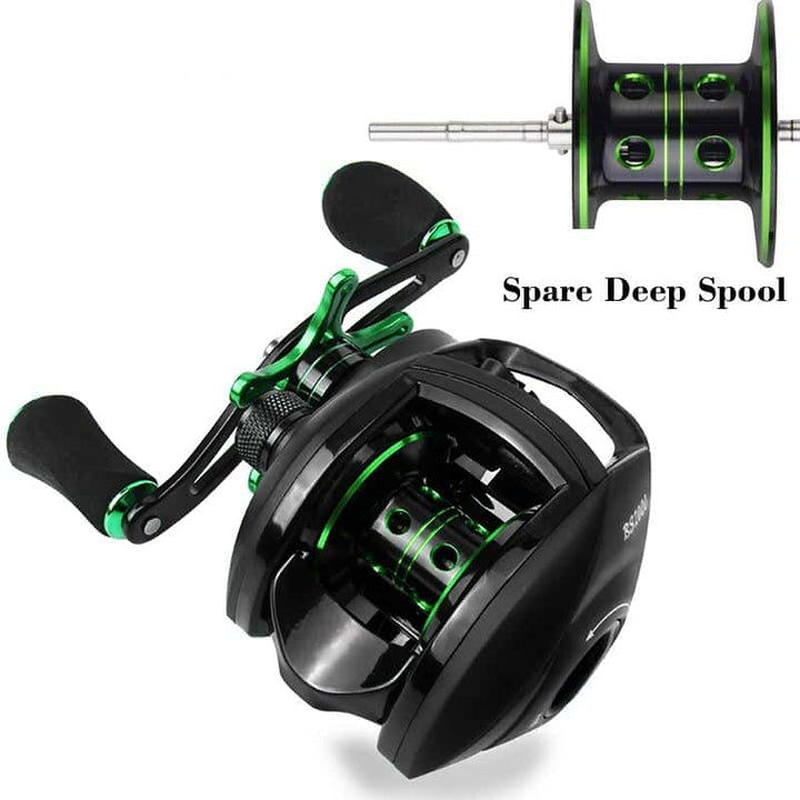 8.1:1 High Speed Casting Fishing Reel - Blue Force Sports