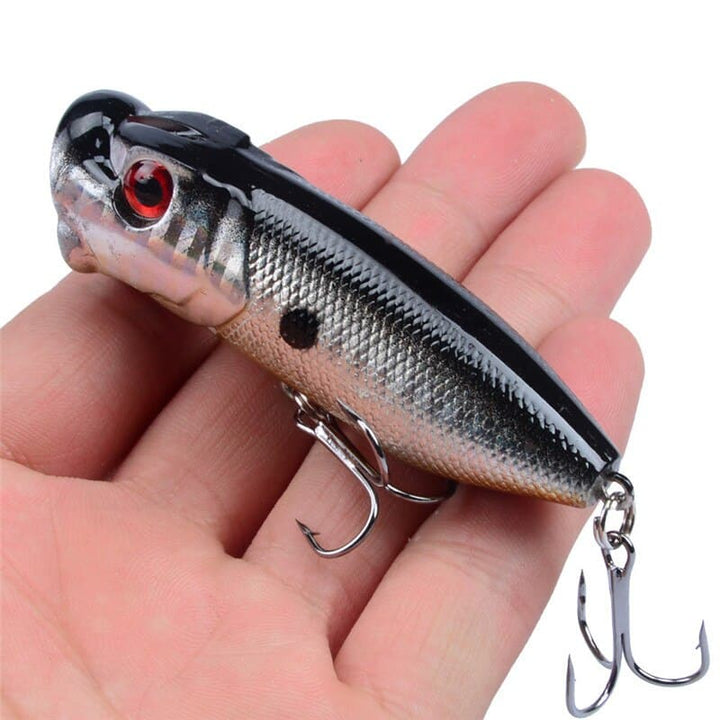 Popper Fishing Lure with 3D Eyes - Blue Force Sports