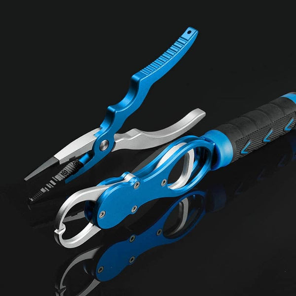 Aluminum Fishing Pliers and Grip - Blue Force Sports