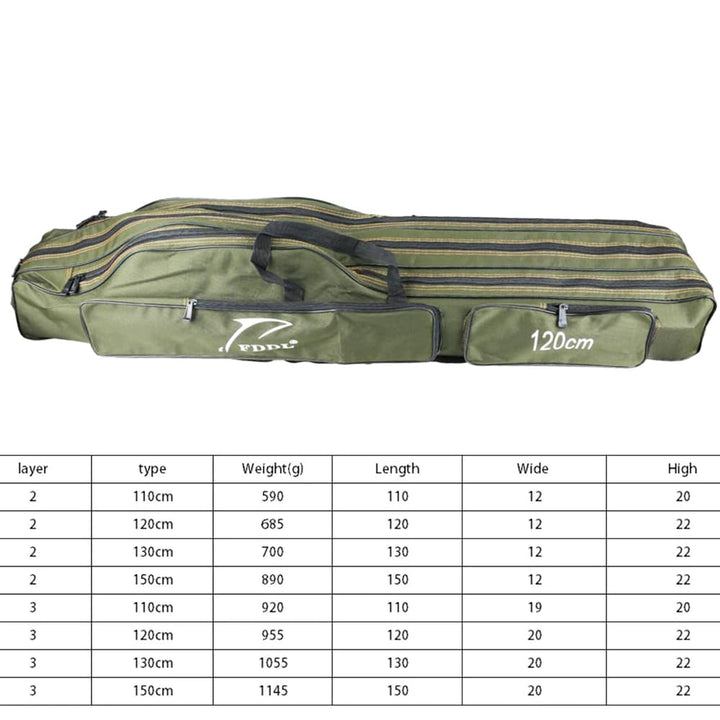 Foldable Bag for Fishing Rod - Blue Force Sports