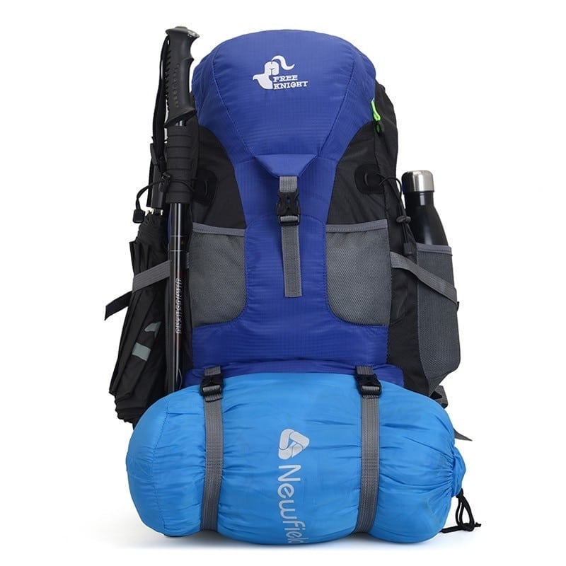 50L Waterproof Camping Backpack - Blue Force Sports