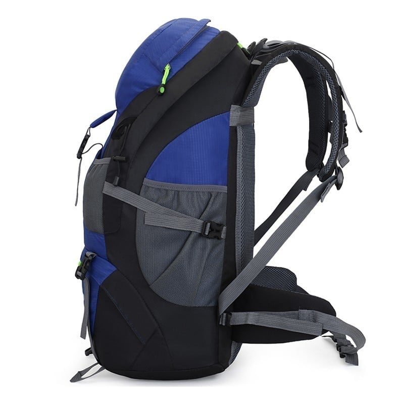 50L Waterproof Camping Backpack - Blue Force Sports