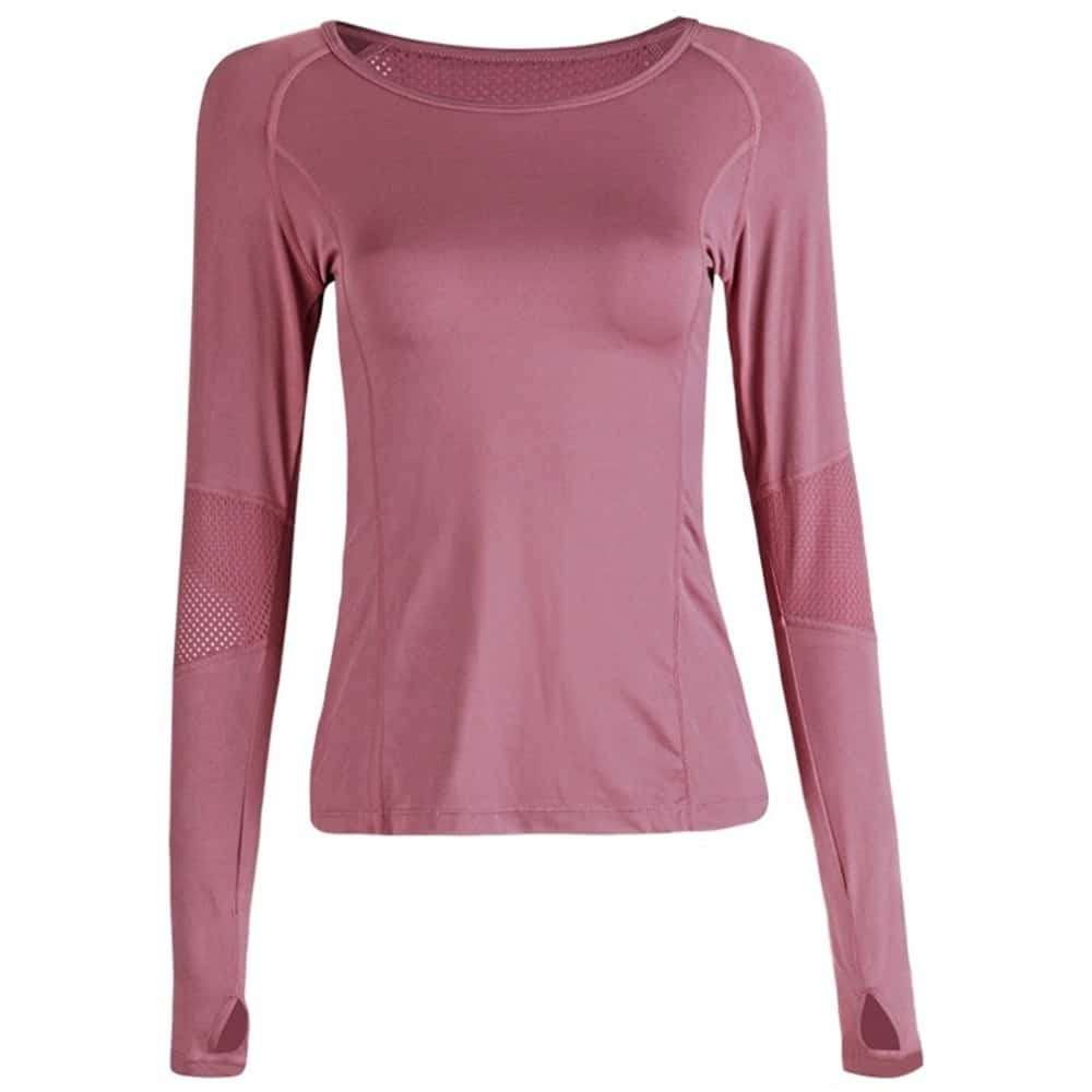 Women's Mesh Back Sports Long Sleeve - Blue Force Sports