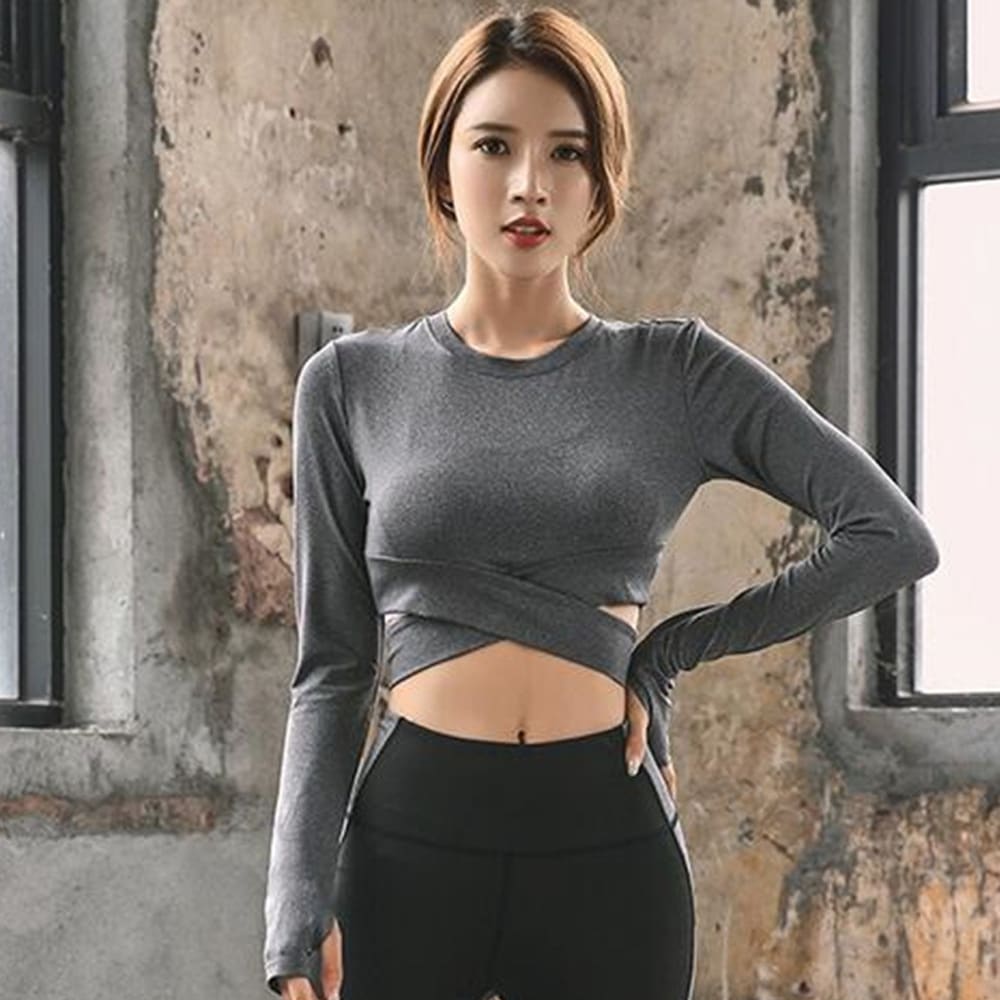 Women's Mesh Back Sports Long Sleeve - Blue Force Sports