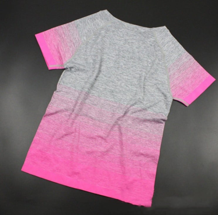 Women's Gradient Style Sports T-Shirt - Blue Force Sports