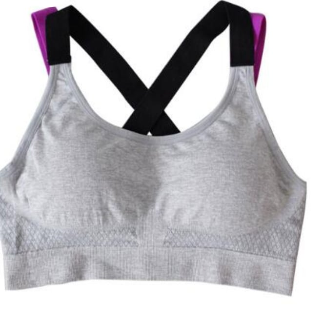Women's Breathable Cotton Sports Bra - Blue Force Sports