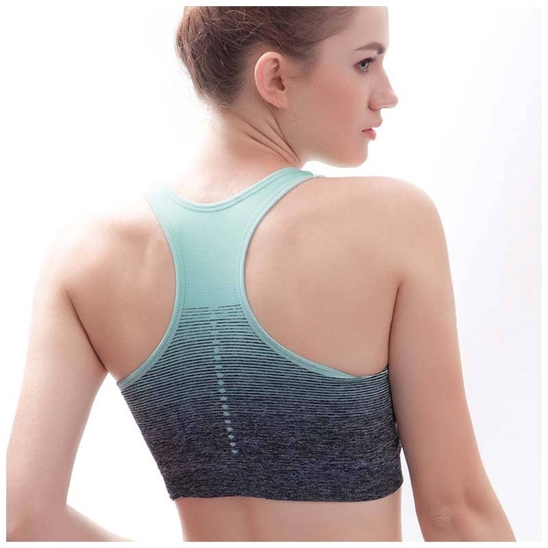 Women's Elastic Fitness Bra - Blue Force Sports