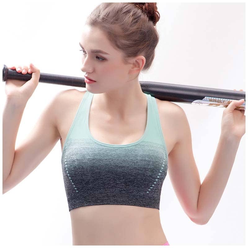 Women's Elastic Fitness Bra - Blue Force Sports