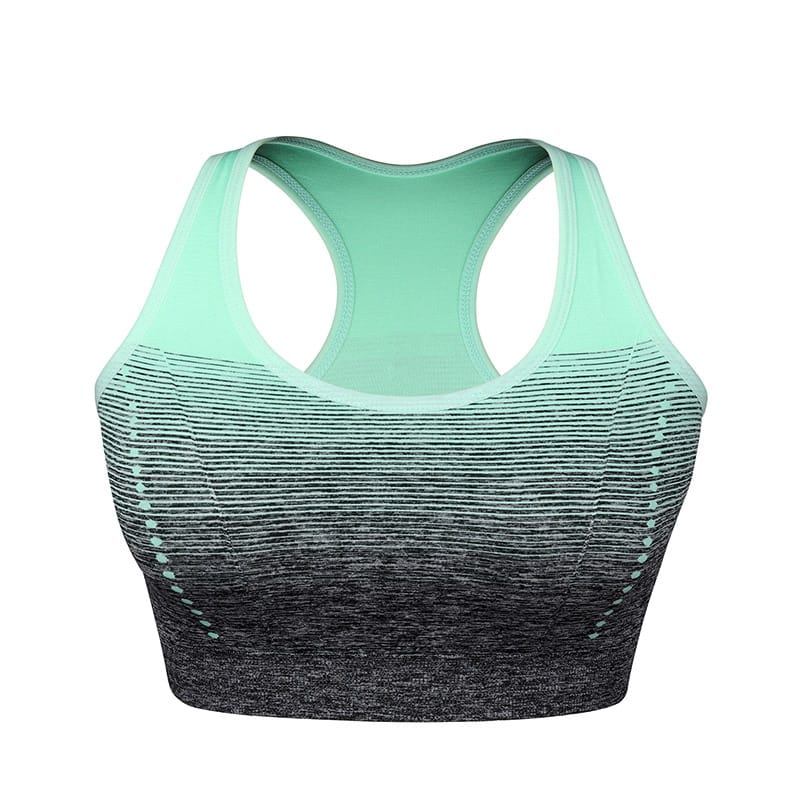 Women's Elastic Fitness Bra - Blue Force Sports