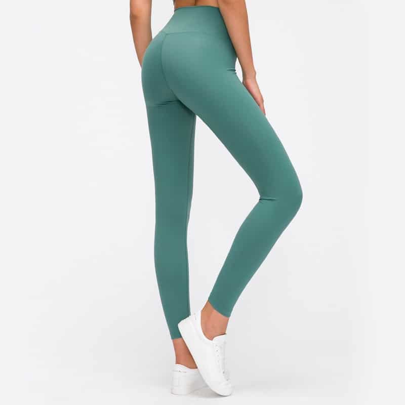 Women's Solid Color Yoga Leggings - Blue Force Sports