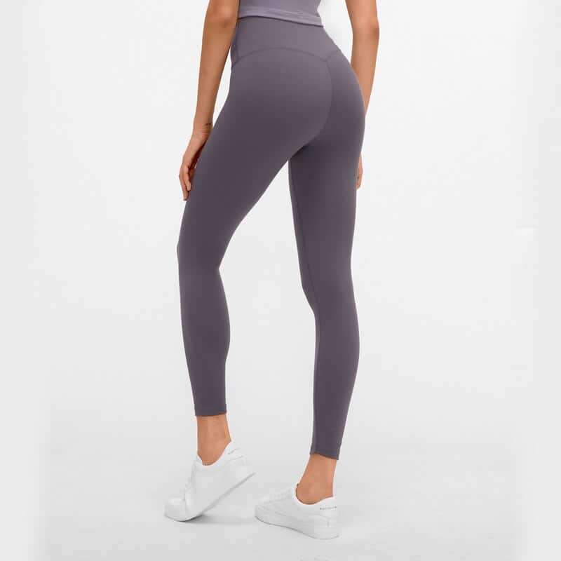 Women's Solid Color Yoga Leggings - Blue Force Sports