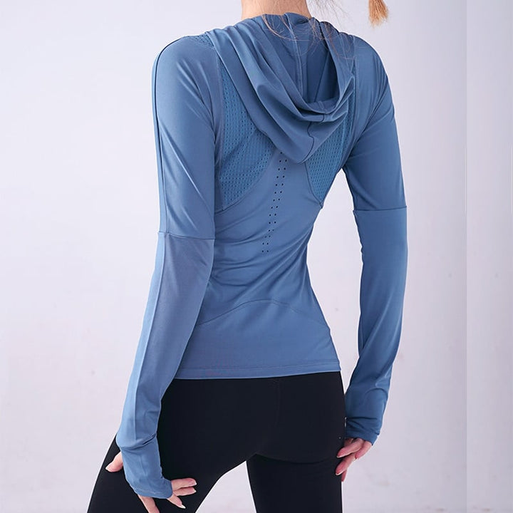 Women's Sweatshirt with Hood - Blue Force Sports