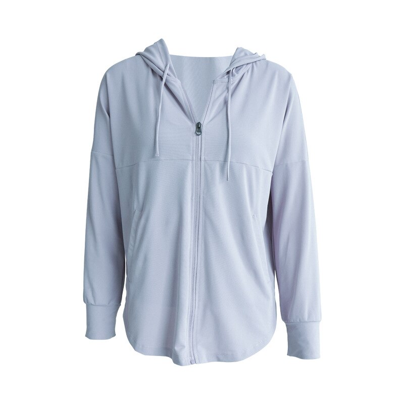 Women's Pastel Color Hooded Sports Jacket - Blue Force Sports
