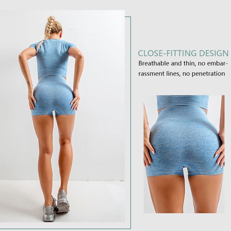 Women's Plain Yoga Set - Blue Force Sports