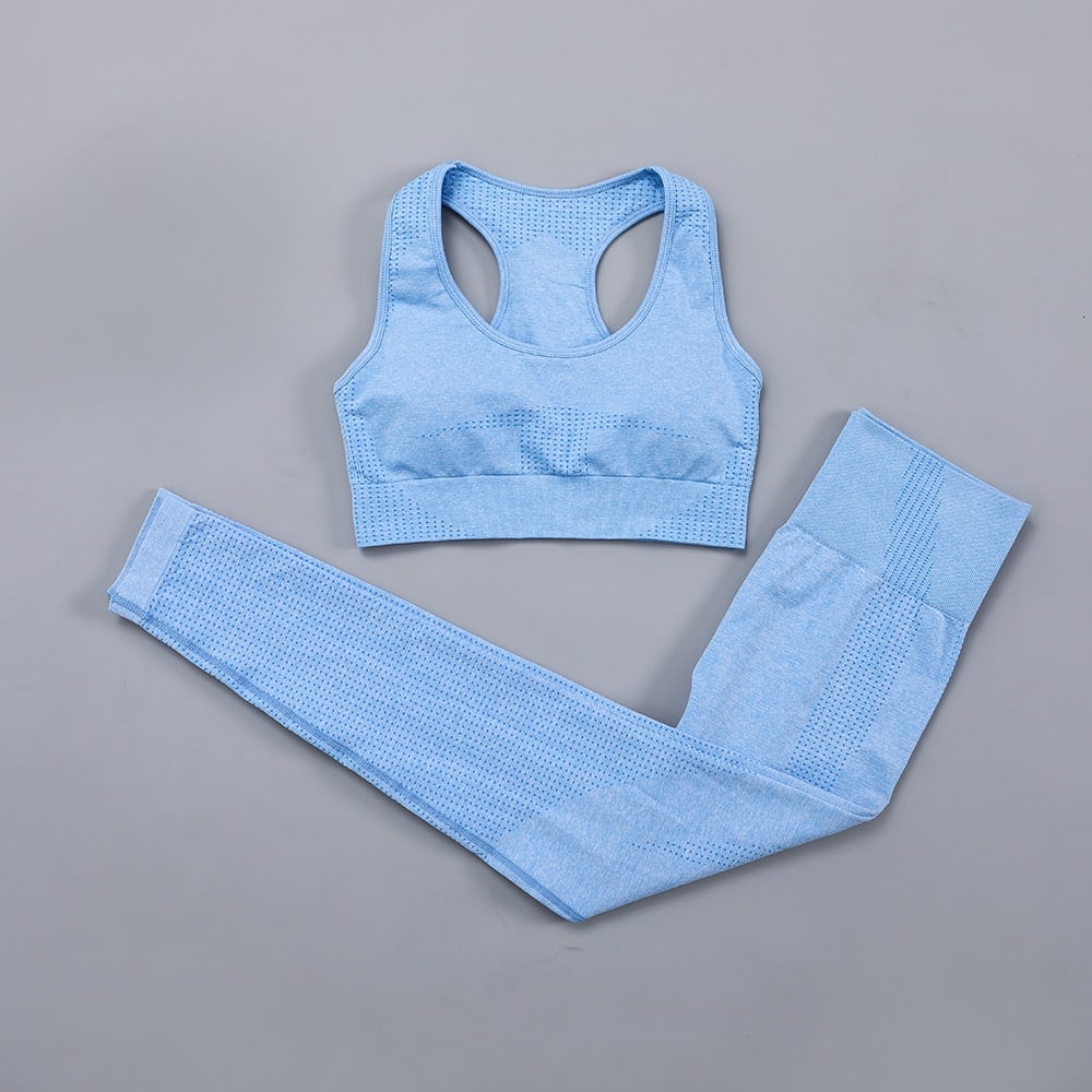Women's Plain Yoga Set - Blue Force Sports