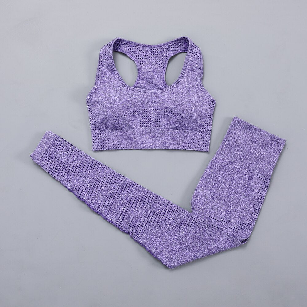 Women's Plain Yoga Set - Blue Force Sports
