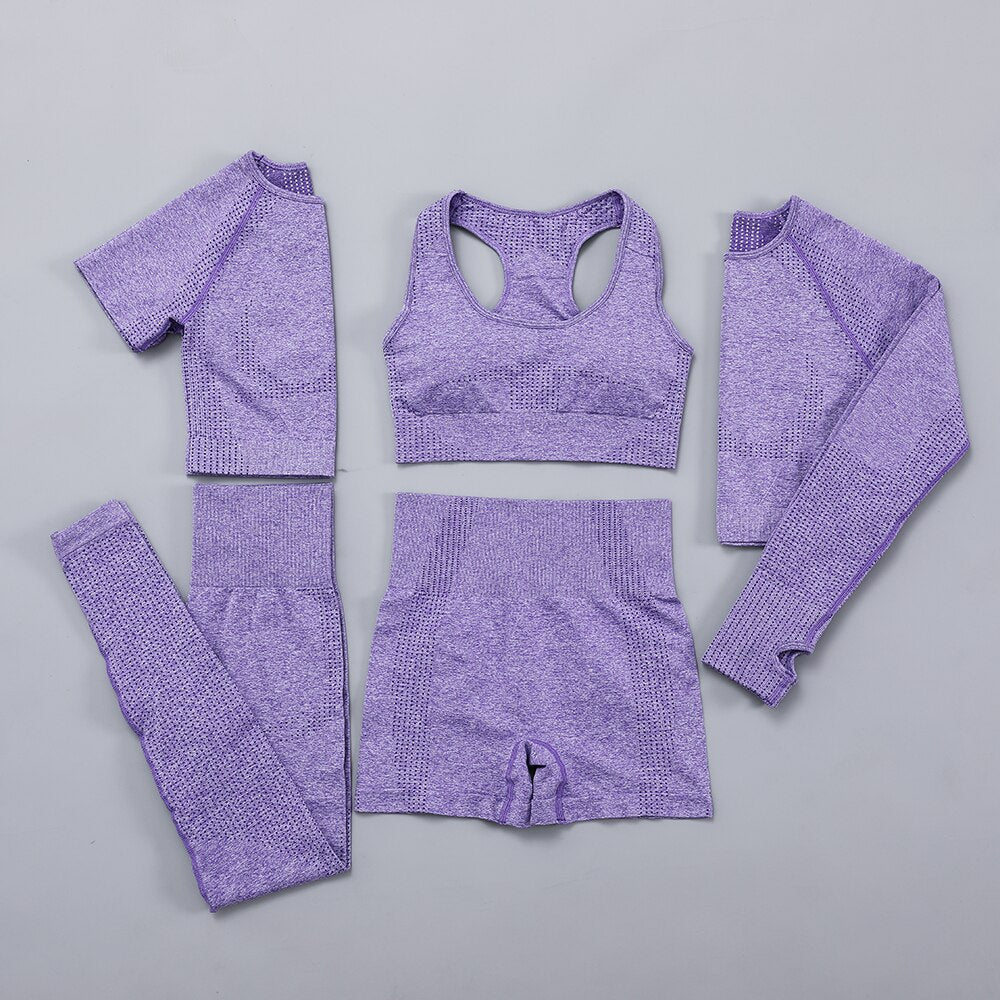 Women's Plain Yoga Set - Blue Force Sports