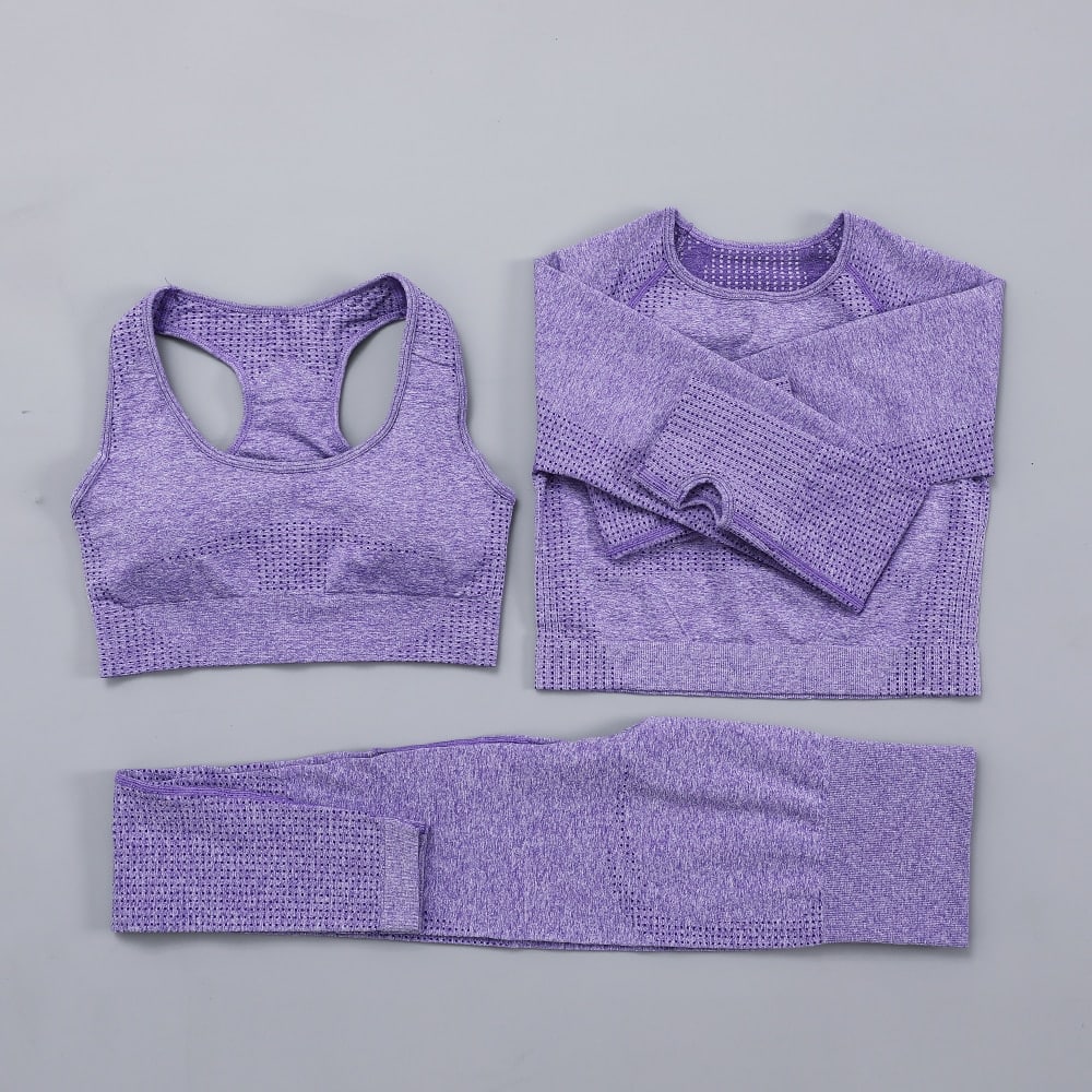 Women's Plain Yoga Set - Blue Force Sports