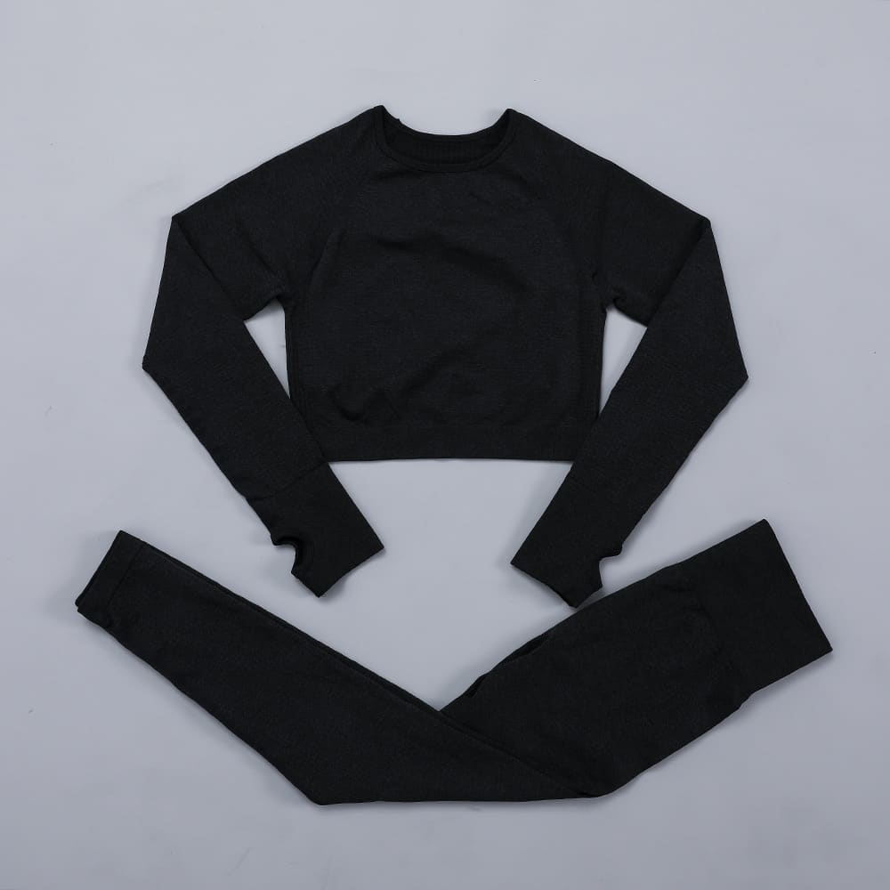 Women's Plain Yoga Set - Blue Force Sports