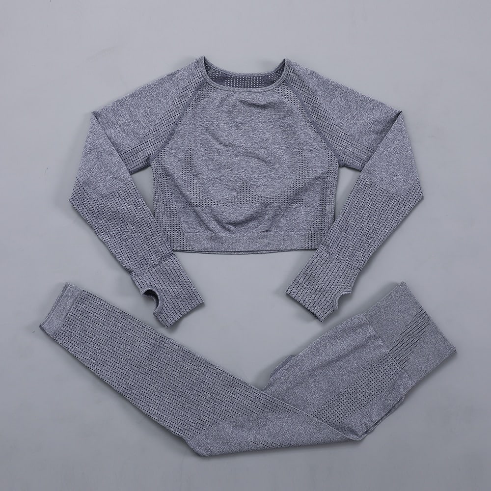 Women's Plain Yoga Set - Blue Force Sports