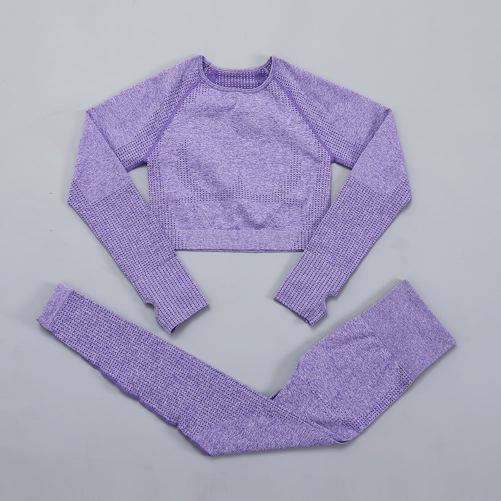 Women's Plain Yoga Set - Blue Force Sports