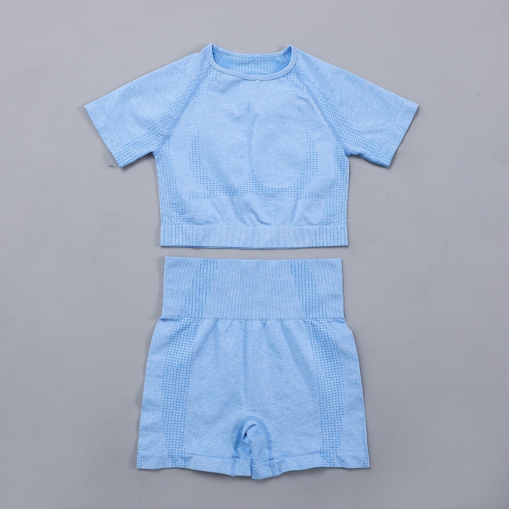 Women's Plain Yoga Set - Blue Force Sports