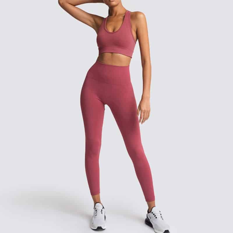 Women's Yoga Seamless Sportswear Set - Blue Force Sports