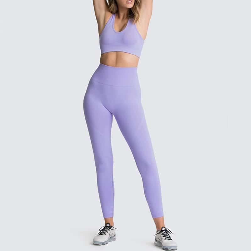 Women's Yoga Seamless Sportswear Set - Blue Force Sports
