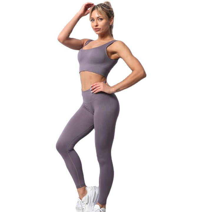 Women's Seamless Gym Set of Clothes - Blue Force Sports