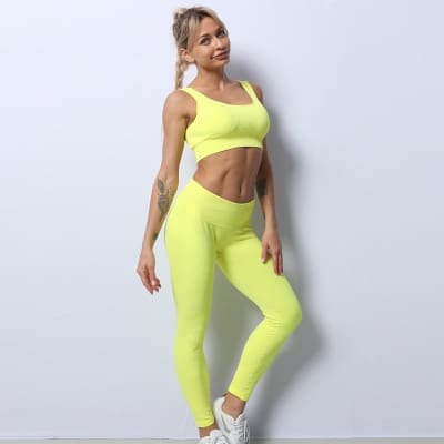 Women's Seamless Gym Set of Clothes - Blue Force Sports