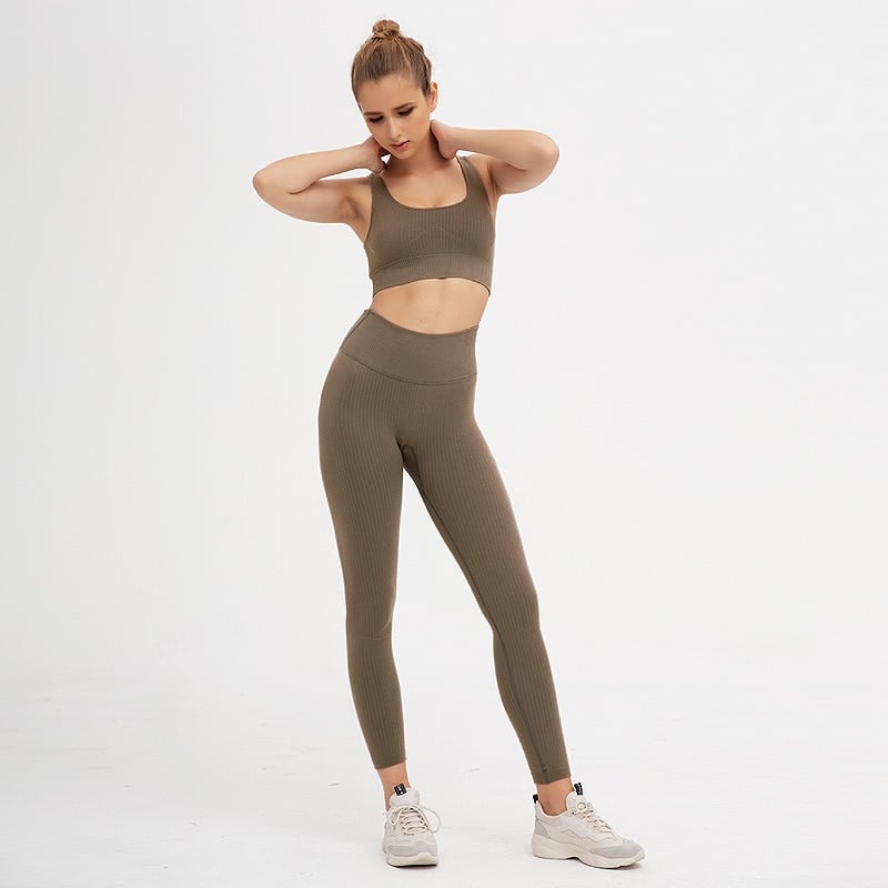 Women's Seamless Gym Set of Clothes - Blue Force Sports