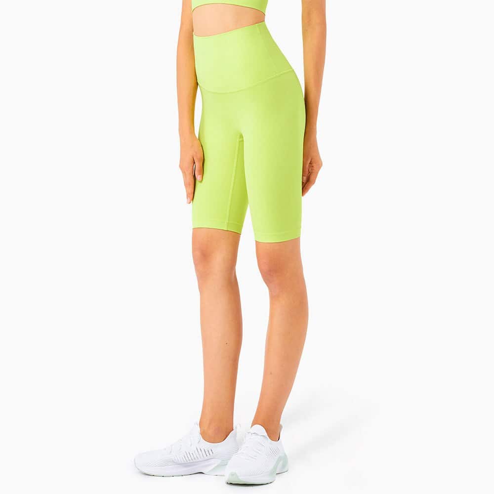 Women's Solid Color Butt Lifting Sports Shorts - Blue Force Sports