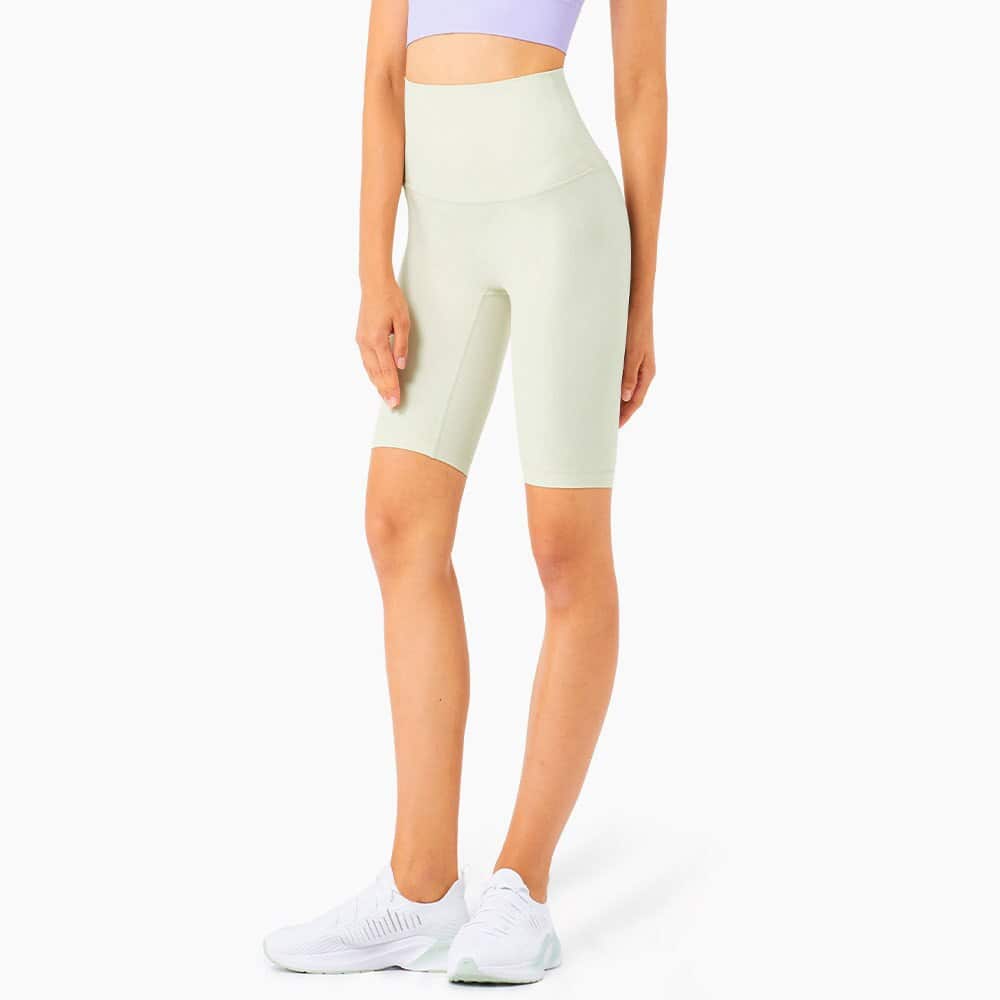 Women's Solid Color Butt Lifting Sports Shorts - Blue Force Sports