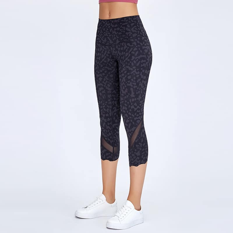 Women's Colorful Breathing Sport Capris - Blue Force Sports