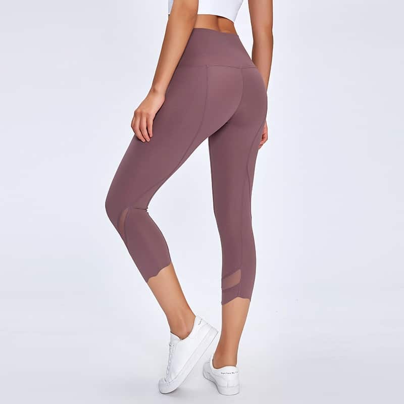 Women's Colorful Breathing Sport Capris - Blue Force Sports