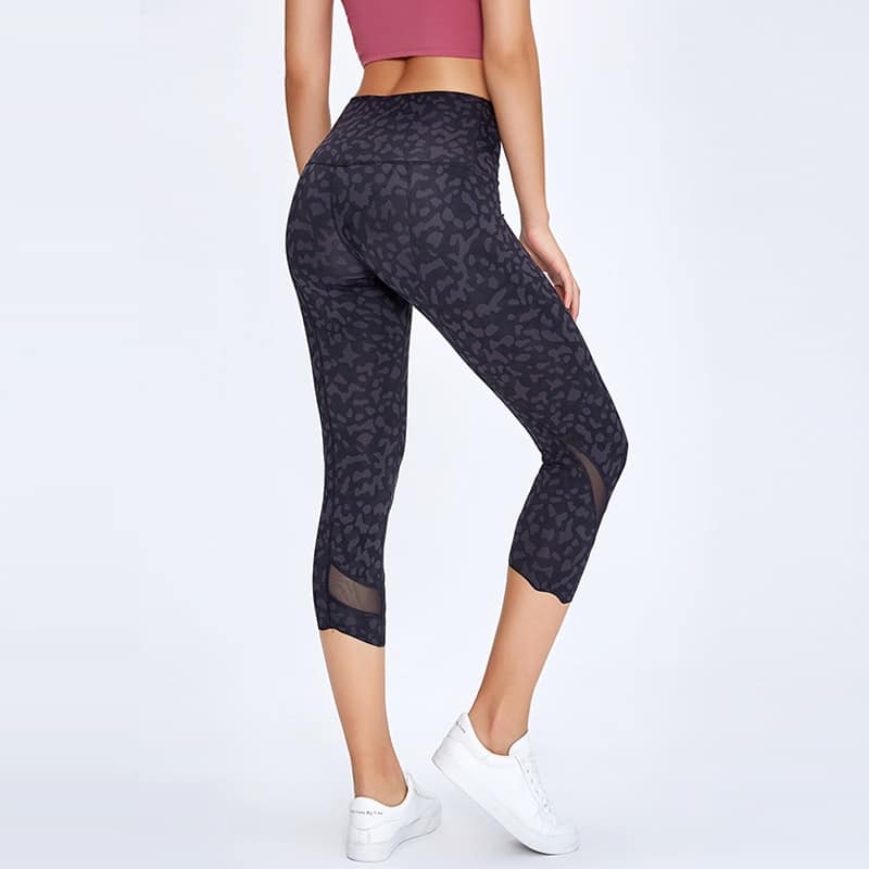 Women's Colorful Breathing Sport Capris - Blue Force Sports
