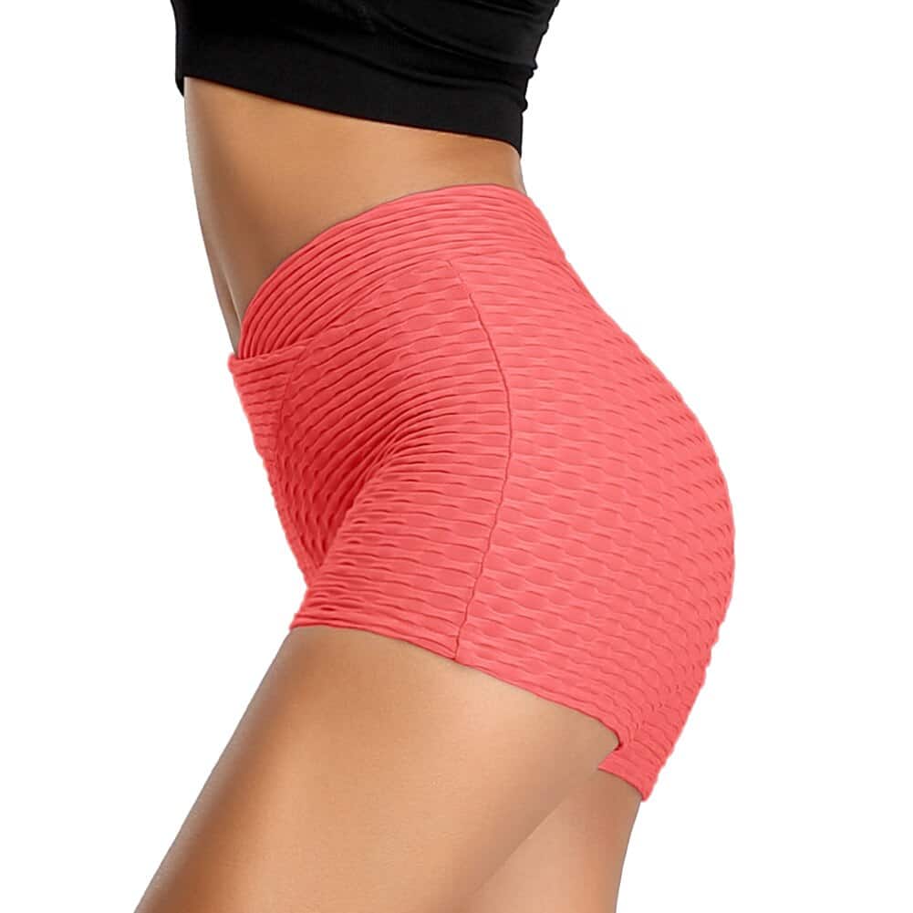 Women's High Waist Fitness Shorts - Blue Force Sports