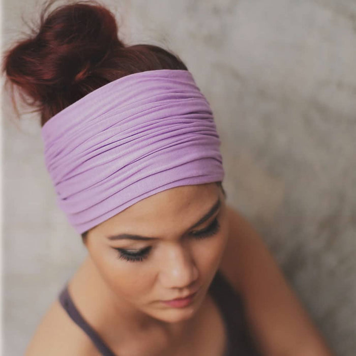 Woman's Cotton Sports Headband - Blue Force Sports